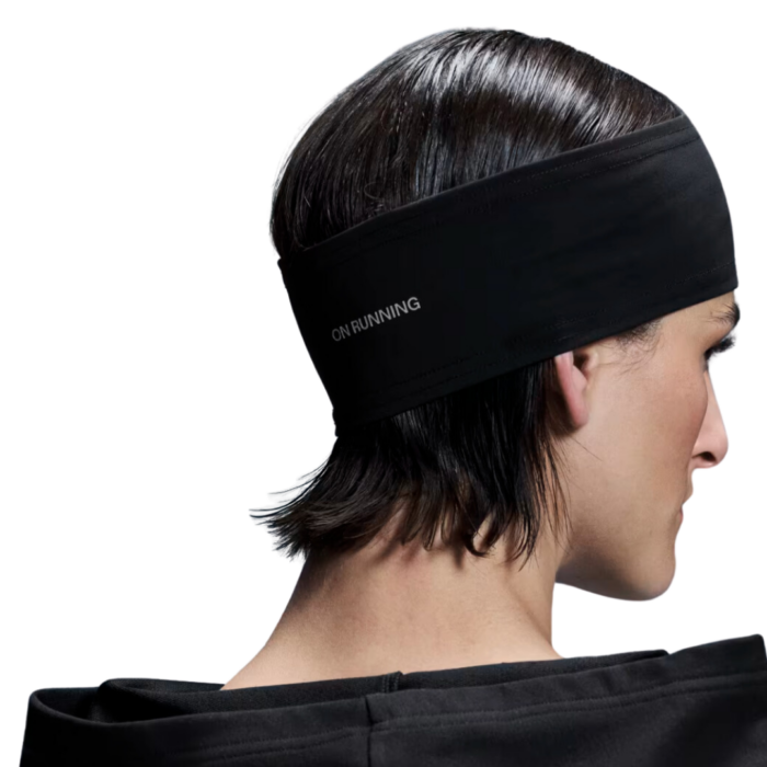 Bandeau Sportif On Running Core Headband - Black – Image 2