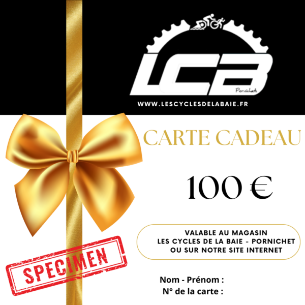 Carte Cadeau - 100 €