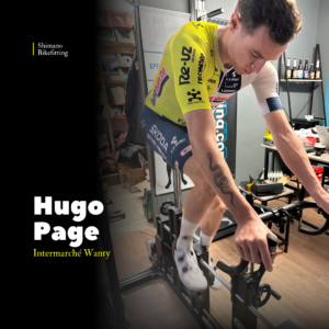 Hugo Page, cycliste professionnel dans notre service Bikefitting