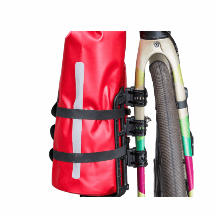 SACOCHE AU FOURCHE ZEFAL Z ADVENTURE 6L IMPERMÉABLE POLYESTER ROUGE – Image 2