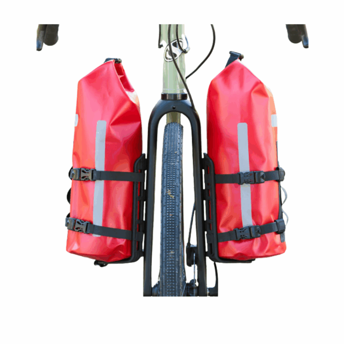 SACOCHE AU FOURCHE ZEFAL Z ADVENTURE 6L IMPERMÉABLE POLYESTER ROUGE – Image 3