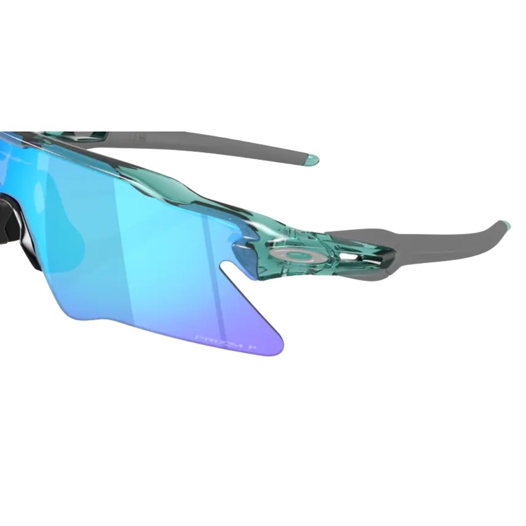 Oakley Radar EV Heater – Transparent Pacific Polarized