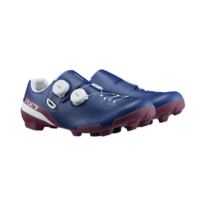 Chaussure Gravel Shimano SH-RX710 vue de profil, avec double serrage BOA® pour un ajustement précis.